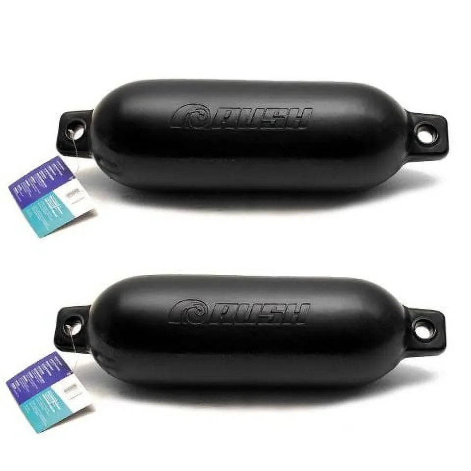 86881 Black 6 Bumper Inch Boat Rush 15 (Pair) Dock Rite x