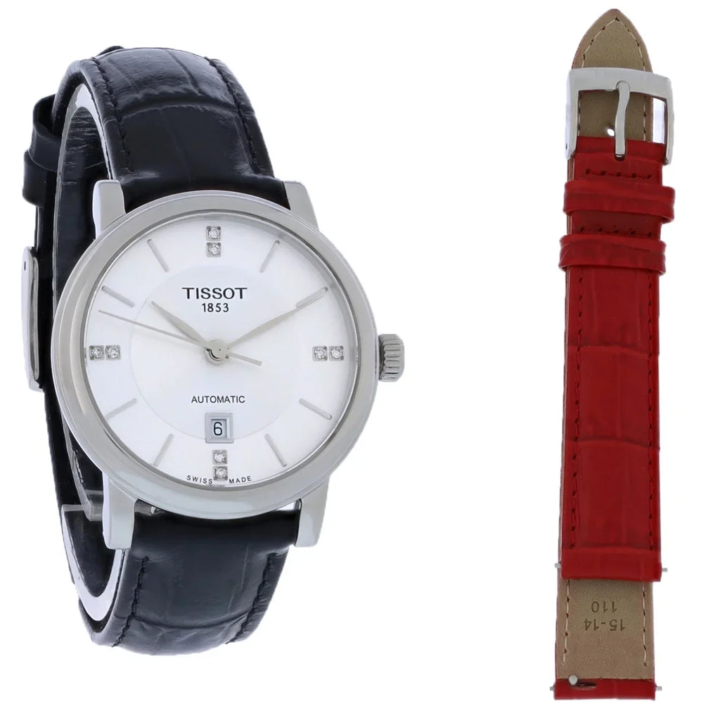 Box or No T122.207.16.036.01 Automatic Tissot Watch Carson Ladies Papers Swiss (Unworn) Diamond