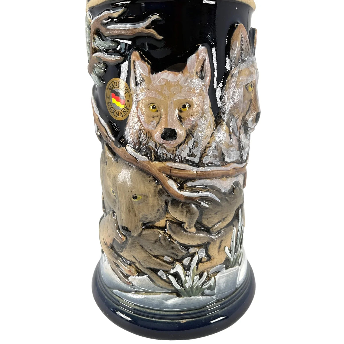 Liter Trading .75 the Power Wolf Pack of Beer Peak German Pinnacle Wolves the Snow Stein in