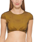 Womens Bikini Small Mesh Size Cropped Dkny $78 Yellow Top MSRP Overlay