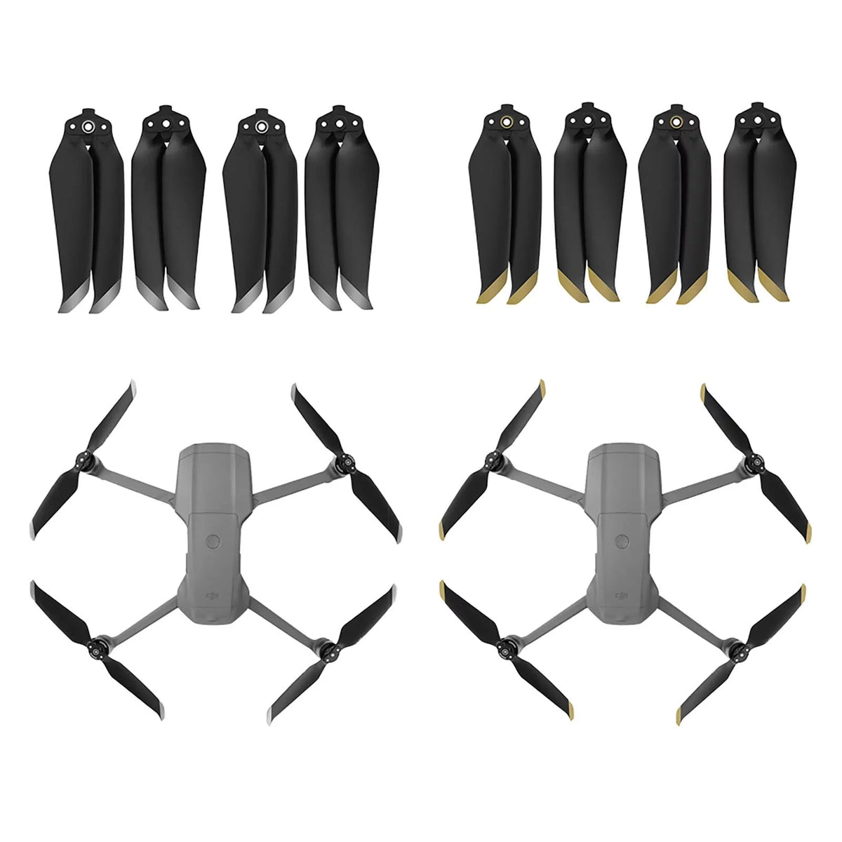 Carevas Propeller MAVIC with Low Install Noise Easy Disassemble Drone 2 for Replacement to AIR 4pcs