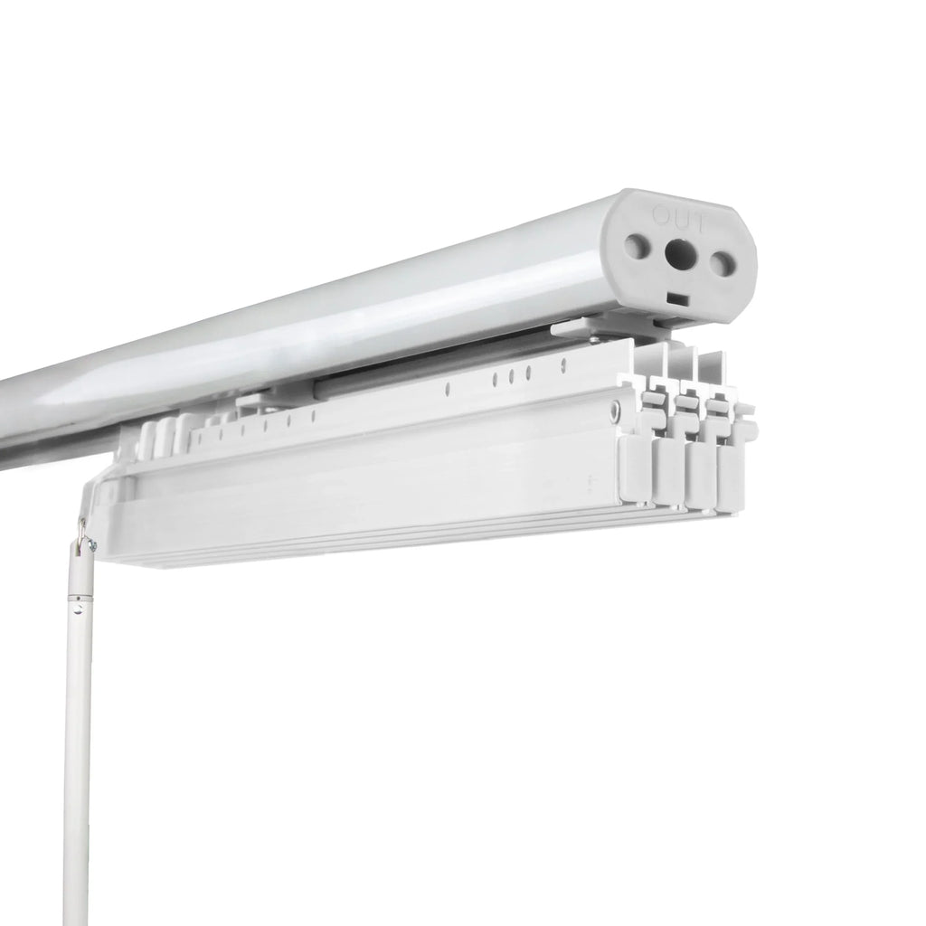 Single Charc Pier 94"H Panel White, width x Extendable 48"-88"W Rail 88"W Track 4-Panel x 94"H, 23.5", Track Panel InStyleDesign White -