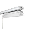 Single Charc Pier 94"H Panel White, width x Extendable 48"-88"W Rail 88"W Track 4-Panel x 94"H, 23.5", Track Panel InStyleDesign White -