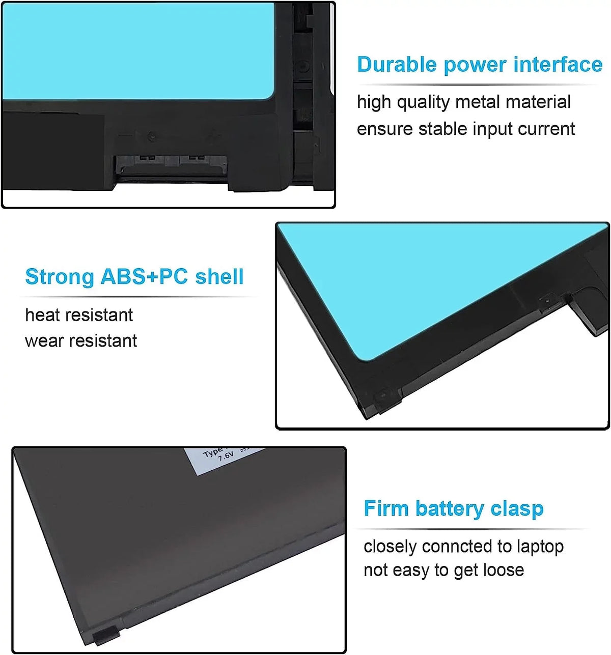 60Wh P100G for P99G001 Dell Latitude 5VC2M 829MX MXV9V 5310 E5310 0829MX 7400 7300 Battery P99G 5310 05VC2M P96G001 E7400, P96G E5300 Laptop P97G001 P100G001 E7300 5300 2-in-1 P97G002 5300 P97G