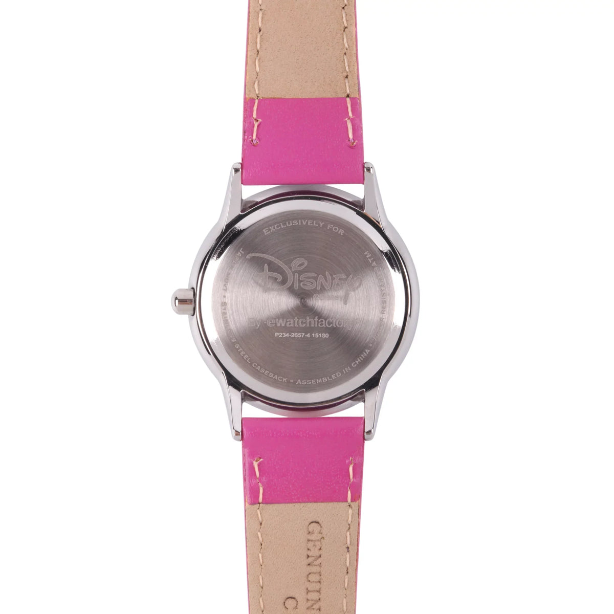 Steel Strap Princess Girls'Stainless Pink Leather Watch, Rapunzel