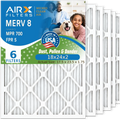 Made 18x24x2 Comparable Electrostatic Air USA 5 CLEAN Premium AIR. MERV by Pleated AIRX Filters WICKED MPR FPR Filter FILTERS Conditioner 18x24x2 Pack Filter Air 6 & HVAC 700 AC 8 to Furnace