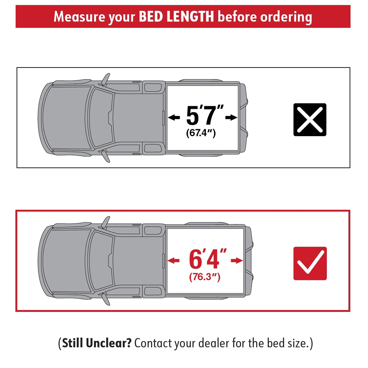 1500 with TCD484045 Bed Compatible MaxMate (76") 2019-2024 FIT (NOT New Soft Tonneau | 19-23 Cover | Classic) Bed 6'4" Ram Truck Quad-fold Body