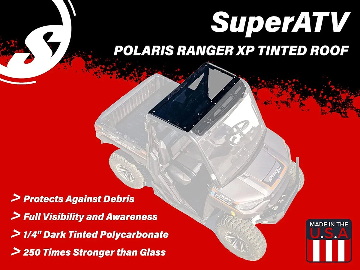 Ranger Made|ROOF-P-RAN1K-71#RT Dark XP XP SuperATV Diesel|USA 1000|2015|2018 Roof Cab)|2013+ Polaris XP 900|2017+ (PRO|FIT 570 2015|2016 1000 for Tinted