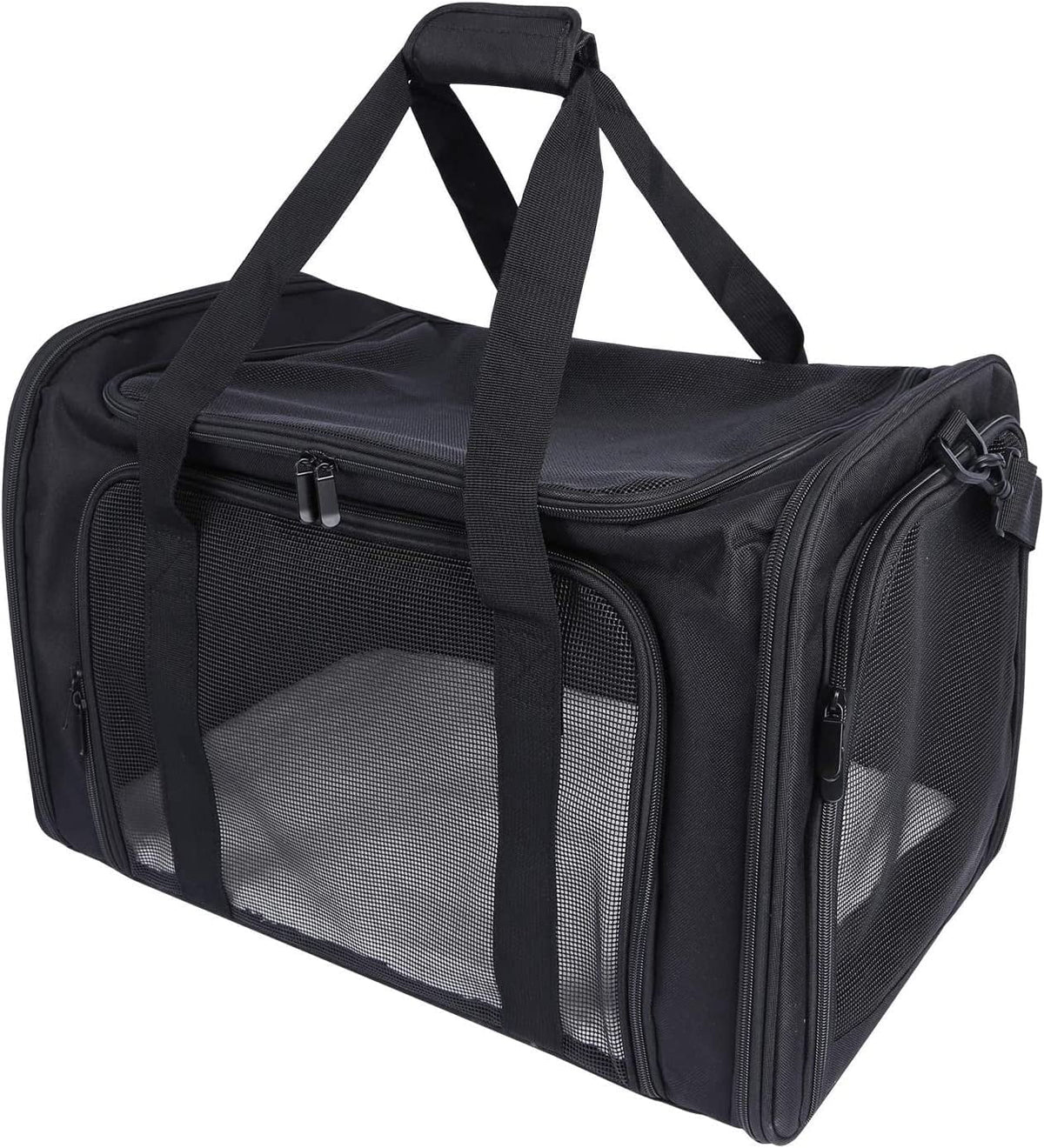 Pet or 2 Small 25 Traveling, Car for Cat Carrier Lineslife Medium Cats lbs, Medium for Black Large Puppy Bag Dog Cats Collapsible Dogs Bag Carrier