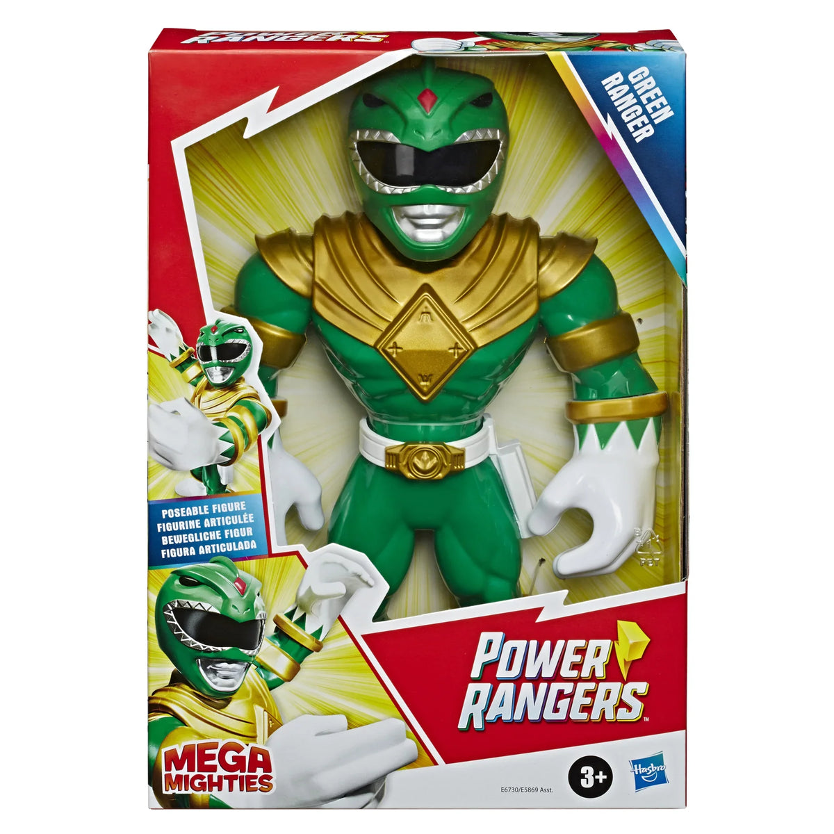 Mega Rangers Green Heroes Action Playskool Ranger Figure Mighties Power