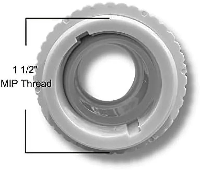 MIP | 10 Return Directional Pool For Hydrostream & Jet 1/2" Flow Opening, Spa DPM Pool Swimming Pack) Thread | Fitting & Inground 1 Inlet Eyeball Fitting Heavy-Duty Pro For Rotating (Slotted Spa
