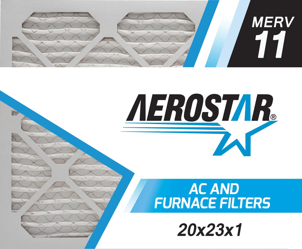 MERV Air Filter, Aerostar 20x23x1 Box 11, 20x23x1, 4 of