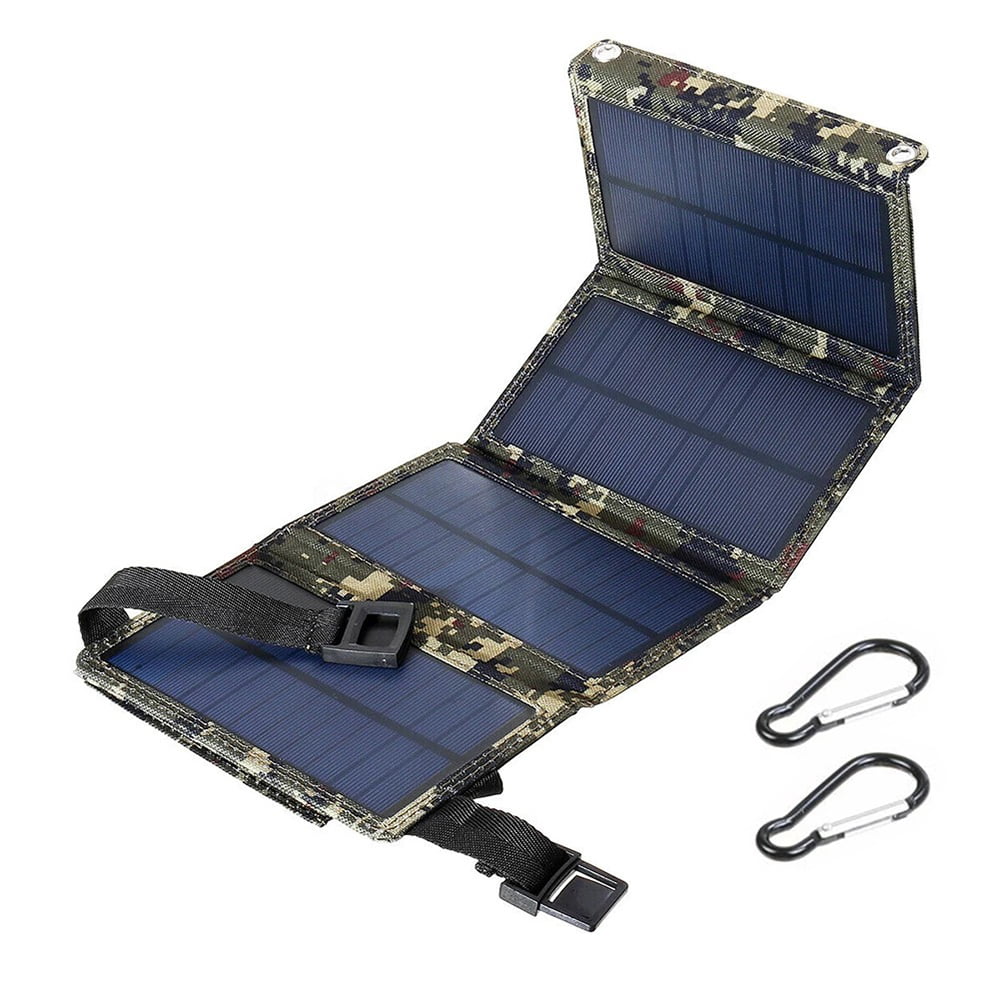 Panel Outdoor Bank Charger Solar Power Paddsun Phone 80W Camping Folding USA Hiking USB