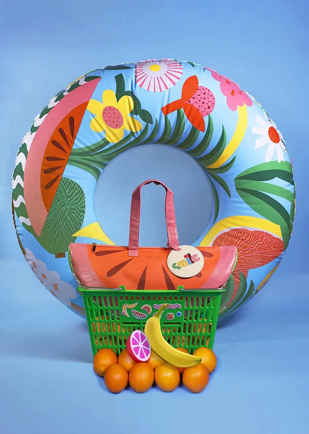 Soft Cooler, Bag, ban.do Cooler Days, Straps, Sided or Cute Beach Picnics Insulated Chill 2.0 Cooler for with Shoulder Watermelon Super Portable Bag