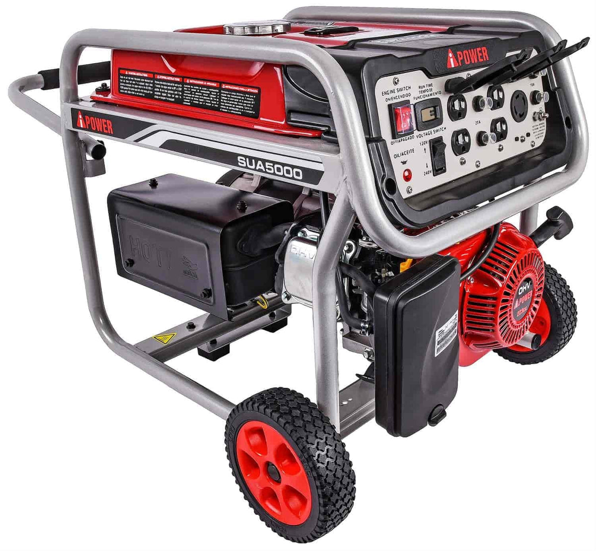 Time Running Hr. Watts 9 Starting 4250 Watts Generator Portable JEGS Run 86065 5000