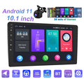 Link inch Din Rear Radio View Stereo Car Mirror Player 11 MP5 Car with Double Touch 10 Screen Car HD Android Podofo Bluetooth AHD GPS 10.1 inch Camera