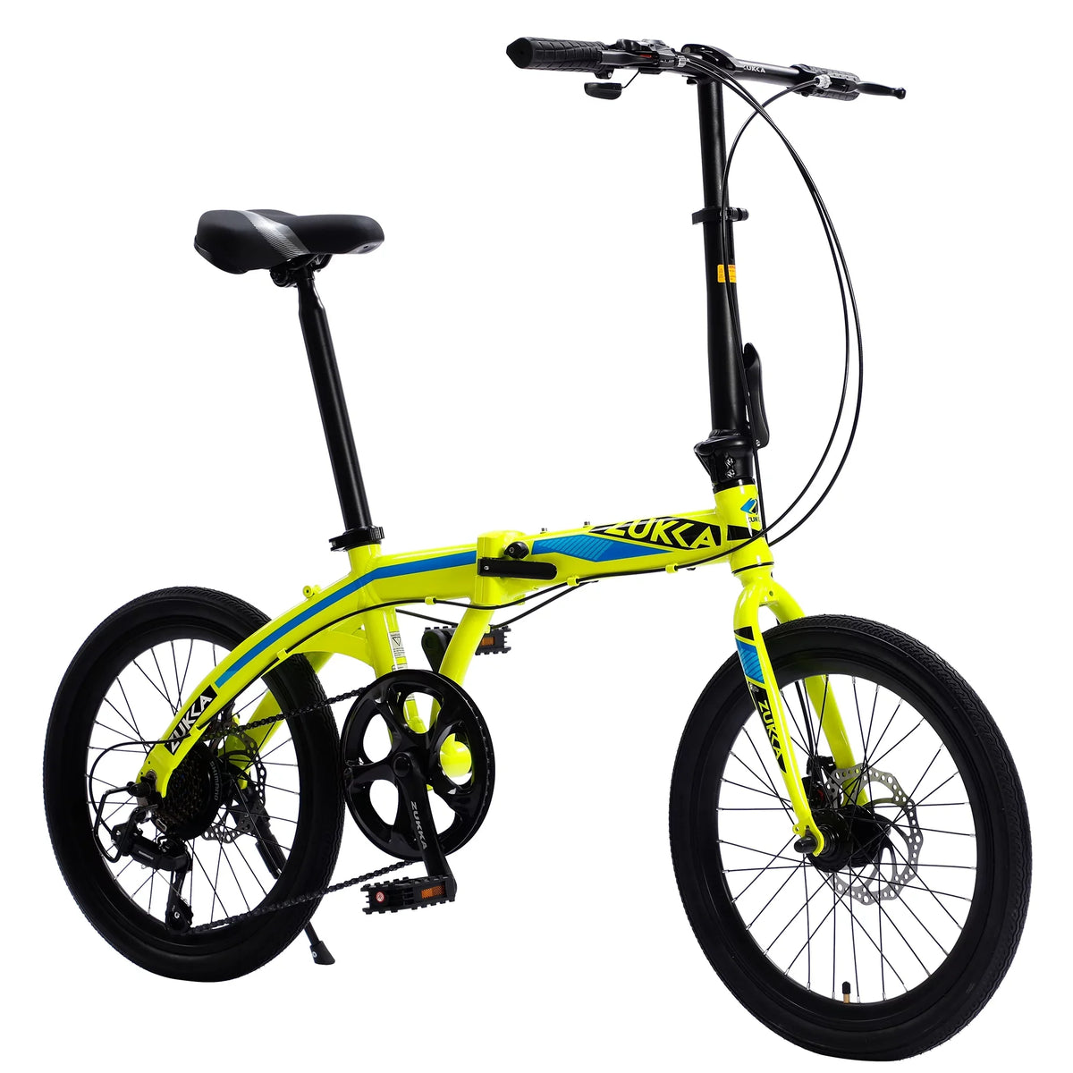 8 City 20" Bike, Speed Yellow Bike, Frame, Aluminium Alloy Folding