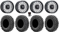 Can-Am / Cut Delta Pioneer Maverick Bk 1000 Contrast / Wheels 32" MotoRavage Honda Talon X3 MetalFX 15" Tires