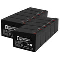 12V Pack - 10 Electric SLA Bike Battery Merida PC 9Ah Replaces 500
