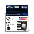 Compatible TS3500 with FACMS Ink PG-275 276XL 275 Combo Canon TR4720 for TS3522 Tri-Color) Printer Pack 275XL Replacement Printer(1 PIXMA 275 276 Ink Black,1 TR4722 TS3520 CL-276 Canon