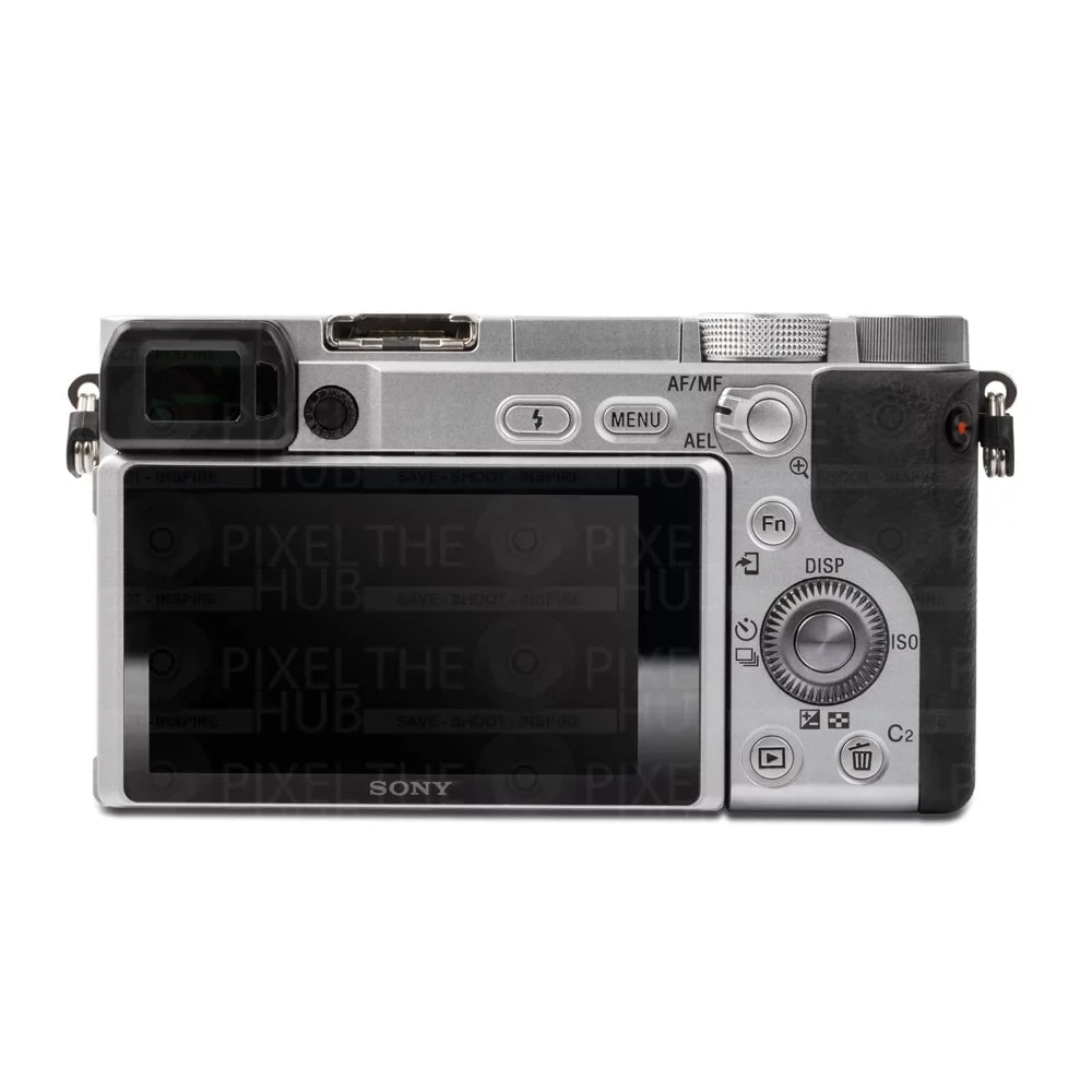 Kit Sony Mirrorless Camera Silver) Accessory Alpha (Body 10PC Digital Only - a6400
