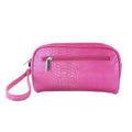 Wristlet, with Gift Cosmetics Picnic Removable Bags Margarita-Insulated Pink 7666-PK Reptilian