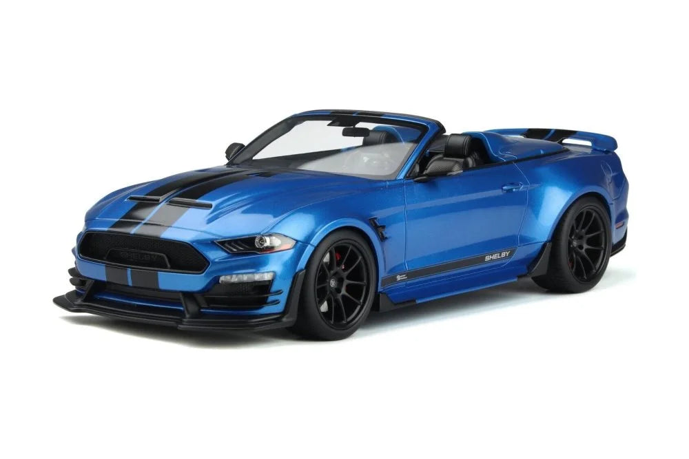Shelby - GT GT398 2022 Blue Snake Speedster Scale Car Spirit - Resin 1/18 Convertible, Super