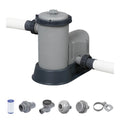 Pools Bestway 58390E Above 1500 Pump Ground GPH Filter Flowclear for