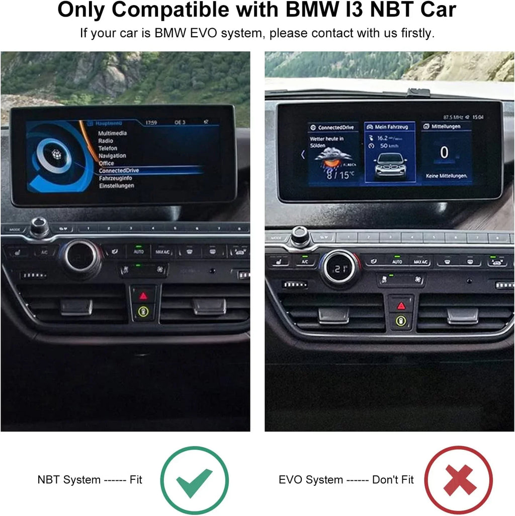 Top Auto, Support Road NBT Carplay 2012-2017 Reverse Decoder Android Original Car for Knob Camera, i3 Control Wireless I01 Kit Year, Retrofit System BMW Mirrorlink,
