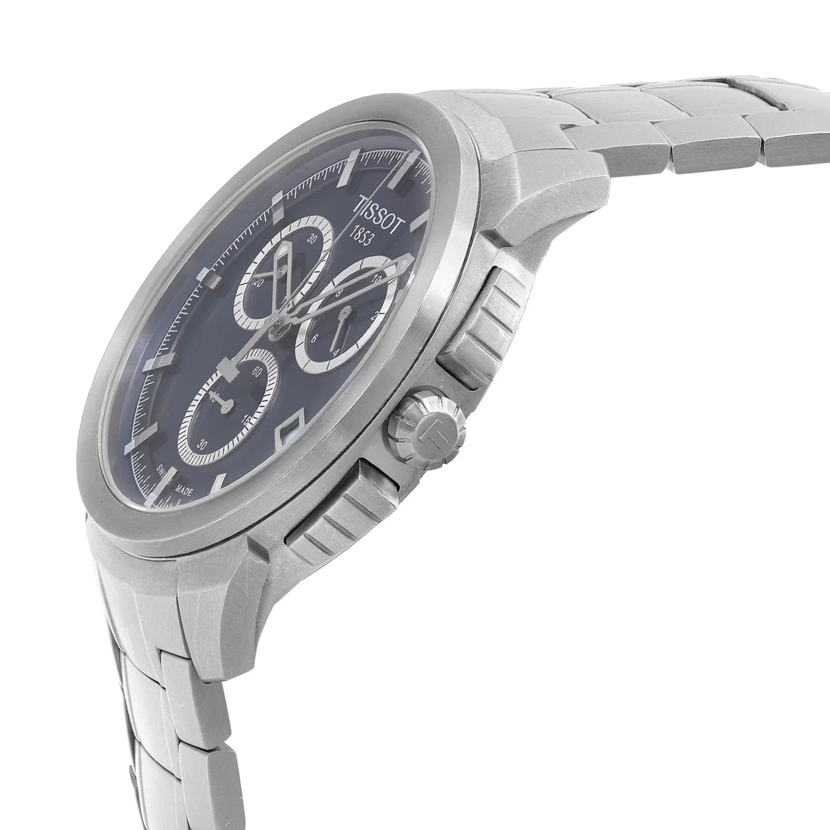 Quartz Tissot Dial T069.417.44.041.00 Mens Watch Titanium T-Sport 43mm Blue