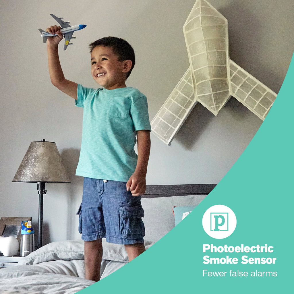 Combination First Smoke Carbon Slim - (1039783) Monoxide Alarm PRC700 & Design Battery-Operated Alert