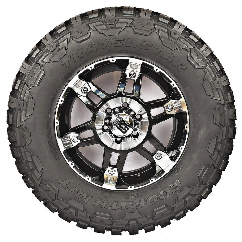 Mud SUV Truck Ply Light 10 Tire 104Q Load Only) E Terrain Travelstar Range 33X12.50R24 33/12.50/24 MT (Tire ECOPATH M/T