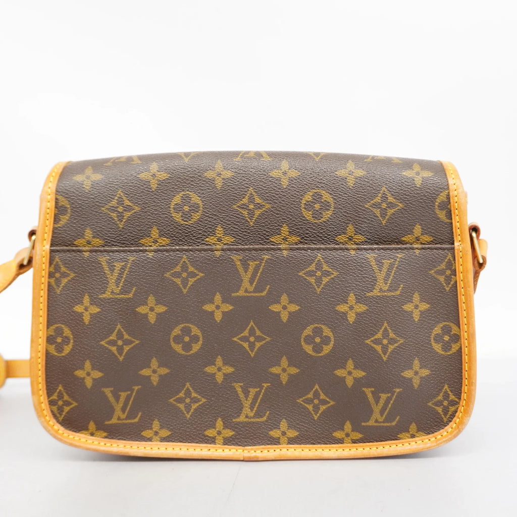 Vuitton Auth Women's Monogram Shoulder Pre-Owned Louis Sologne Bag M42250 (Fair)