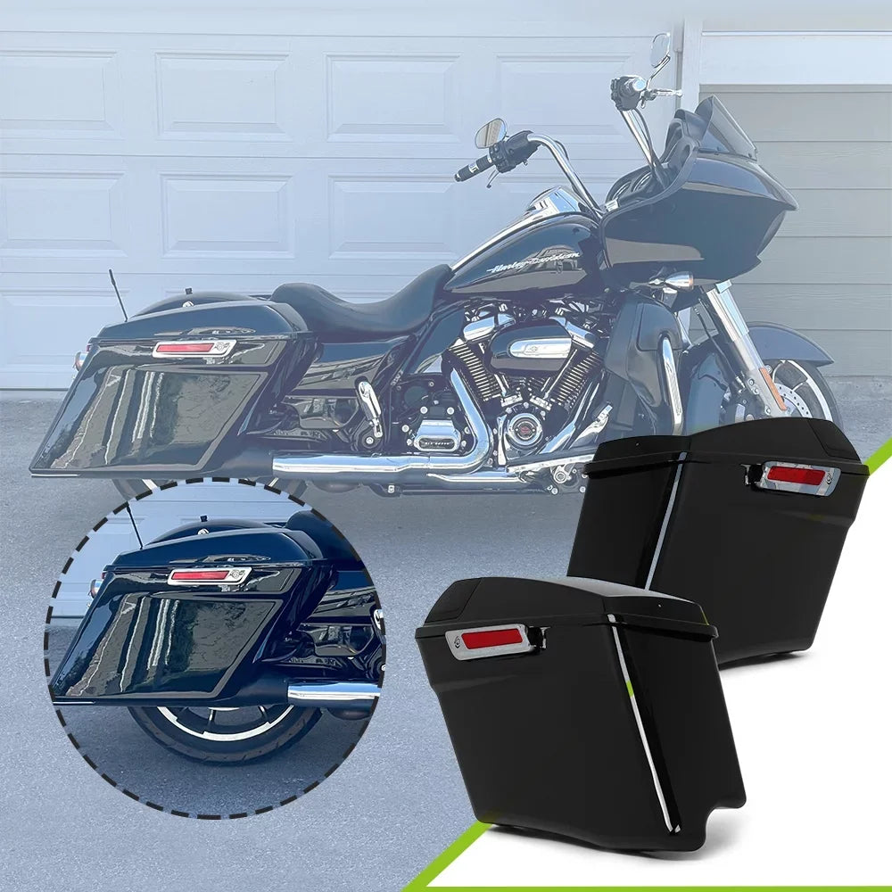 Saddlebags Grills 23 Audio 22 18 14 CVO Hard Cover 5" 17 21 with Harley 20 Touring for 16 Glide 19 Kojem w/Speaker 15