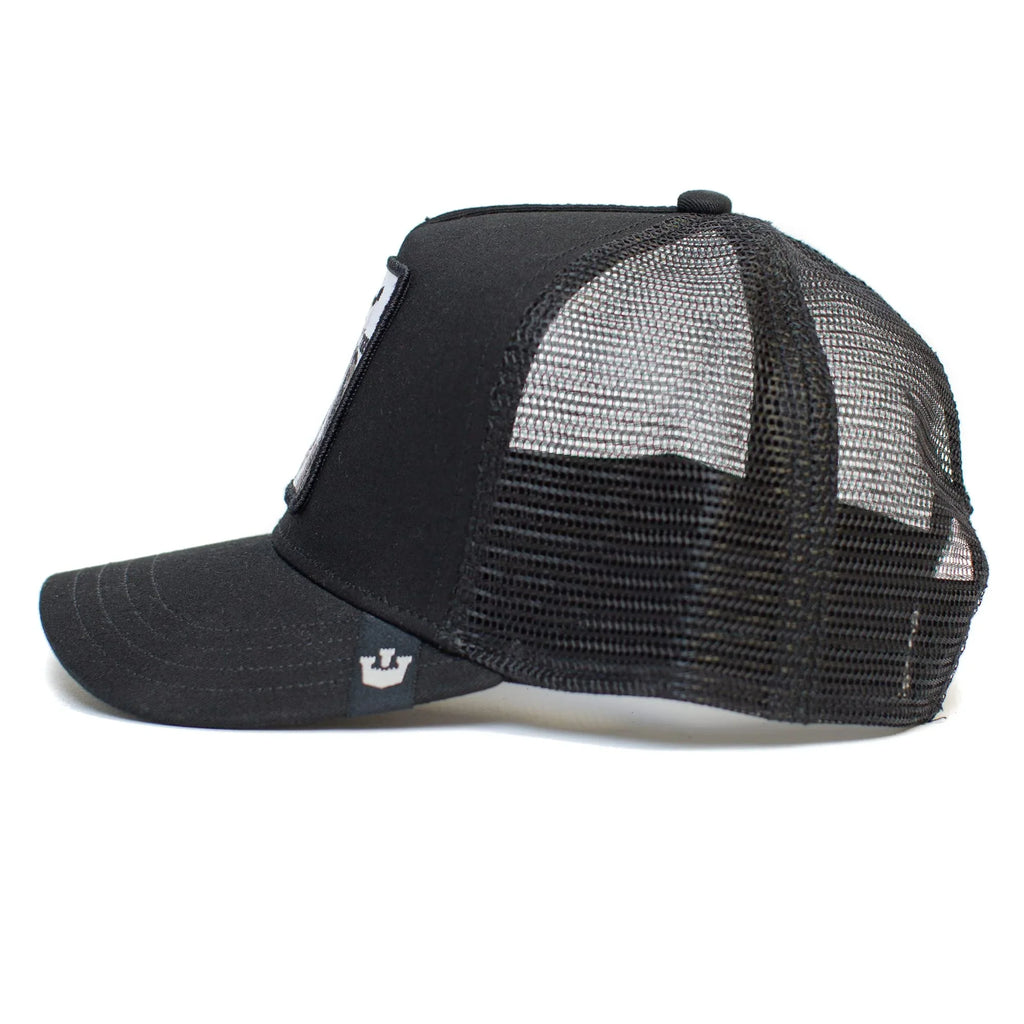 Hat, Original Bros. Goorin Adjustable Black Size Unisex The One Trucker Farm Tiger), Snapback (White