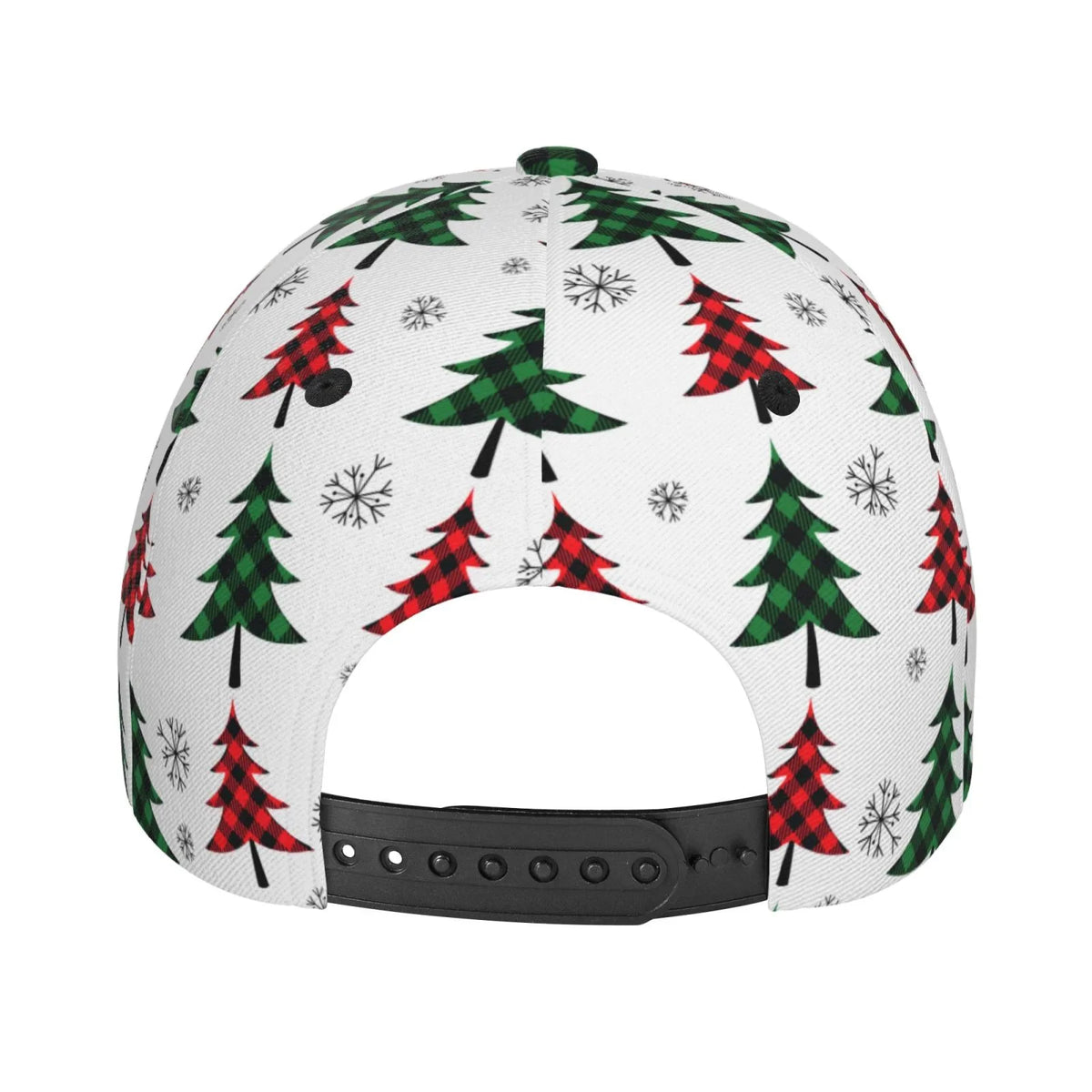 Baseball and Plaid Cap Outdoor All Workouts Seasons Adjustable Christmas Dad Activities Running Hat(Buffalo for Size Balery Trees)