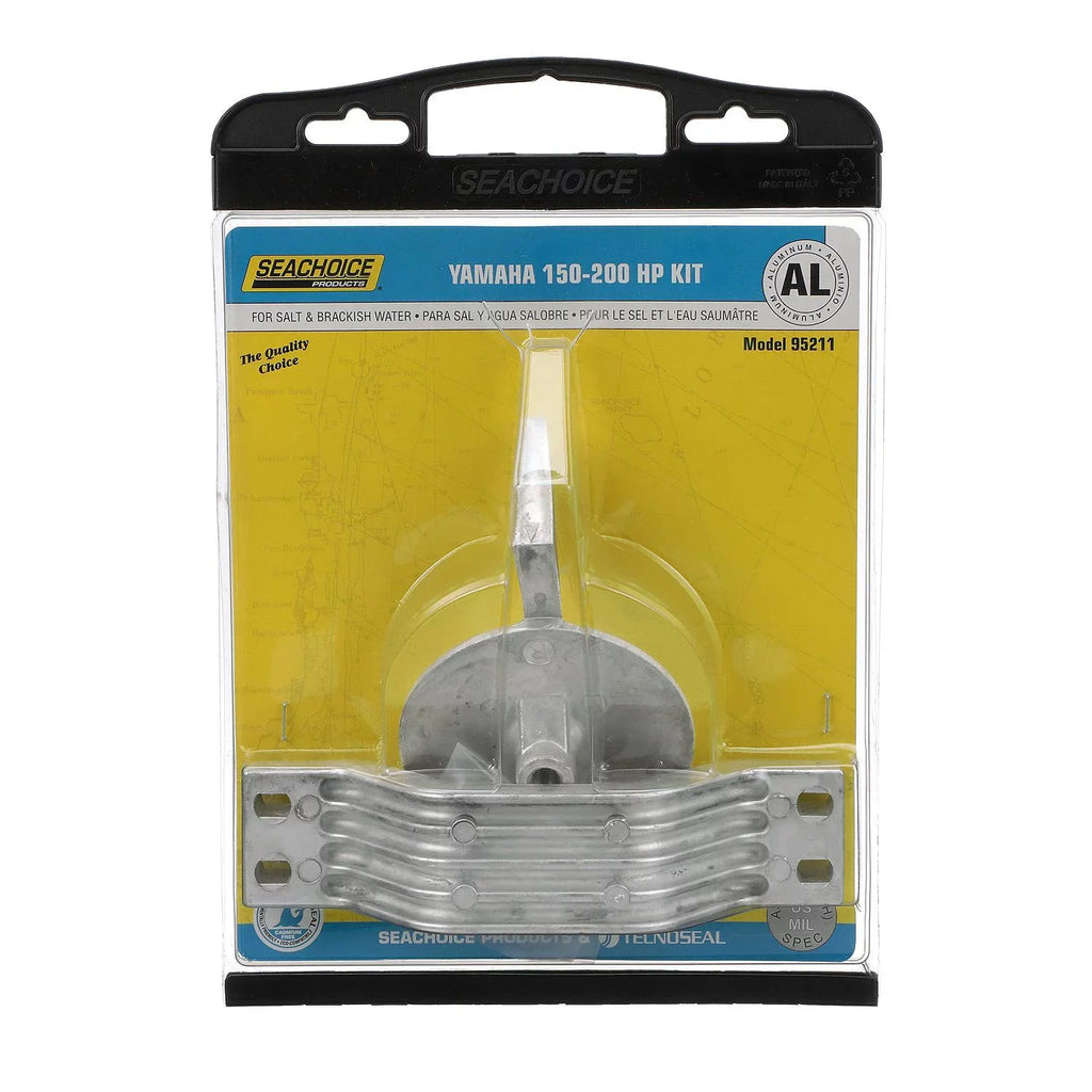 Environmentally Yamaha Friendly Kit, Seachoice Aluminum, 150-200hp, Cadmium-Free, Anode