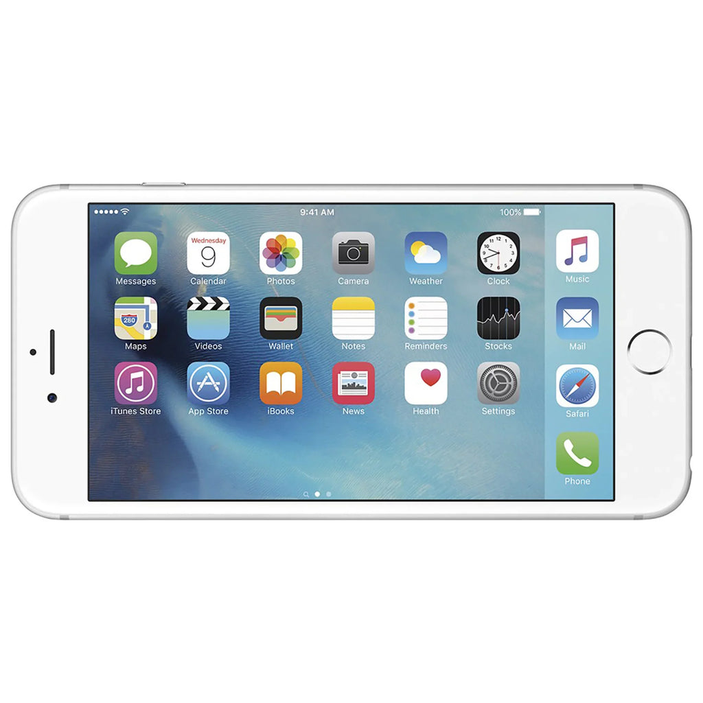 Phone Unlocked Plus 4G Restored 64GB (Refurbished) w/ Apple 12MP LTE Silver 6s - iPhone Dual-Core GSM Camera