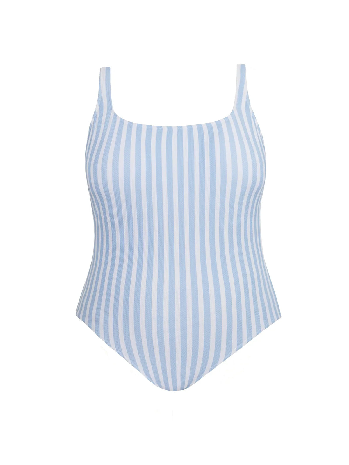 Pique Women's Sizes Neck Tru Piece Square and XS-3X Time Swimsuit, One