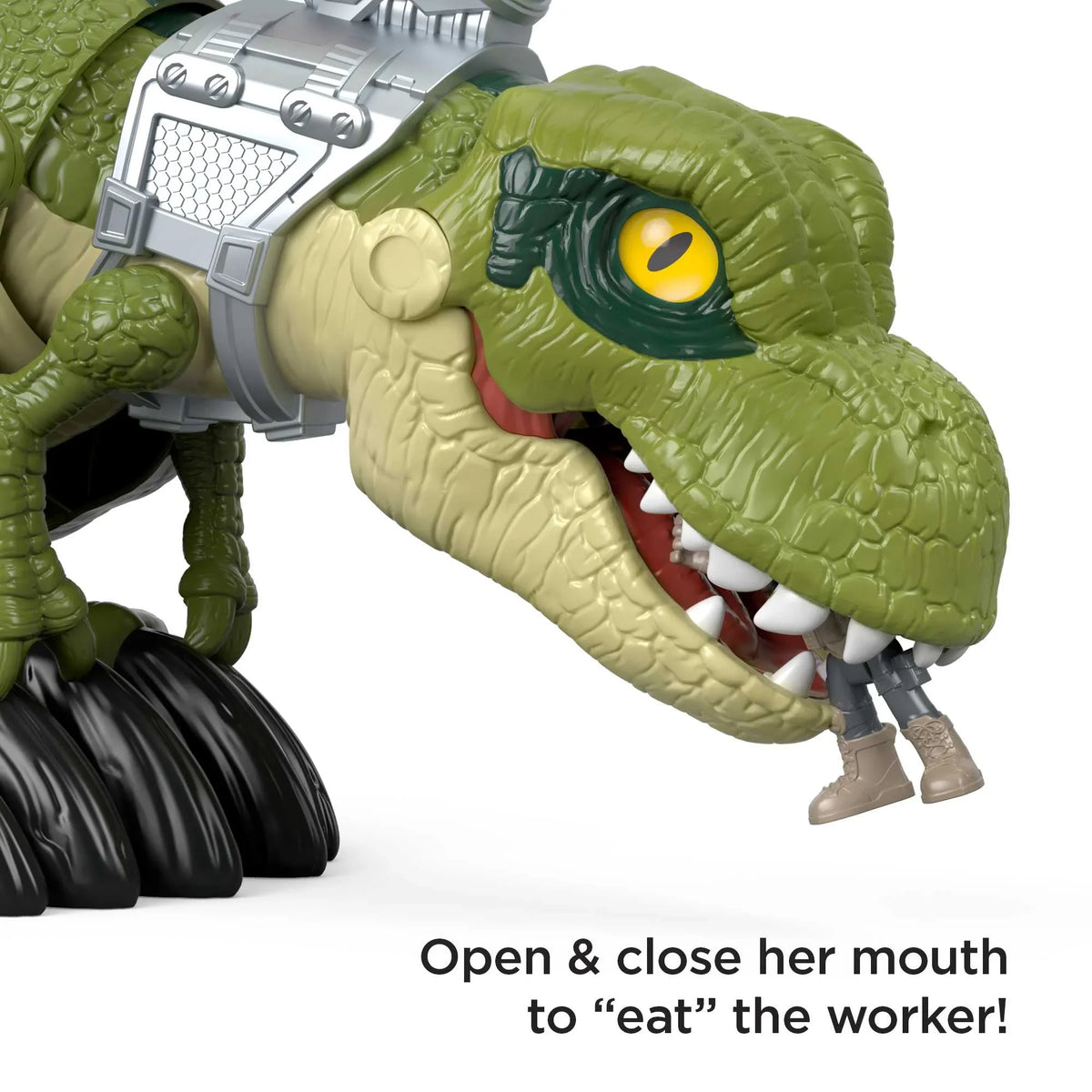 Imaginext T.Rex World Mouth Jurassic Playset Mega Dinosaur