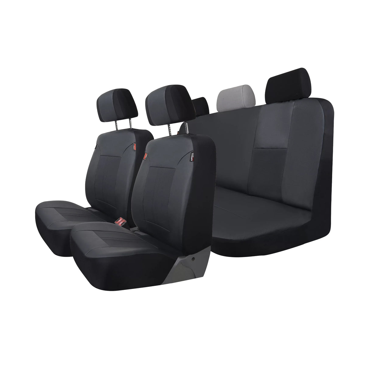 43645WDI 3-Piece Black Covers, Car Dickies Petersen Seat Leather Vegan Genuine
