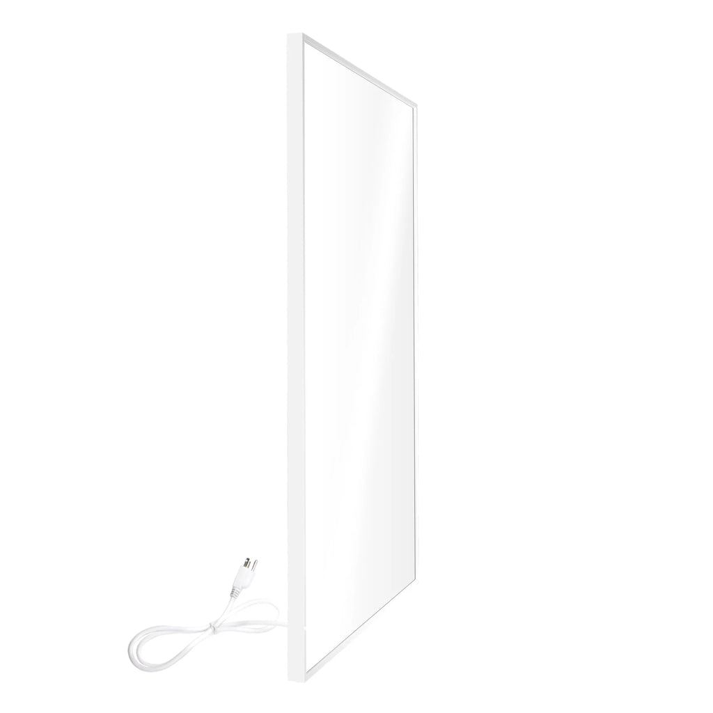 Panel Heater- White WarmlyYours 500W Radiant Hardwired 24” or New in x 35” Plug Ember Flex