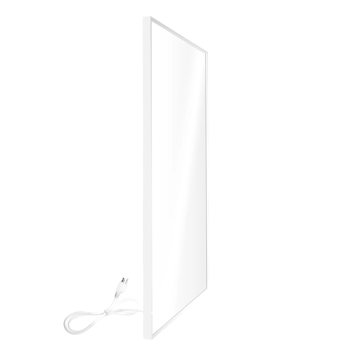 Panel Heater- White WarmlyYours 500W Radiant Hardwired 24” or New in x 35” Plug Ember Flex