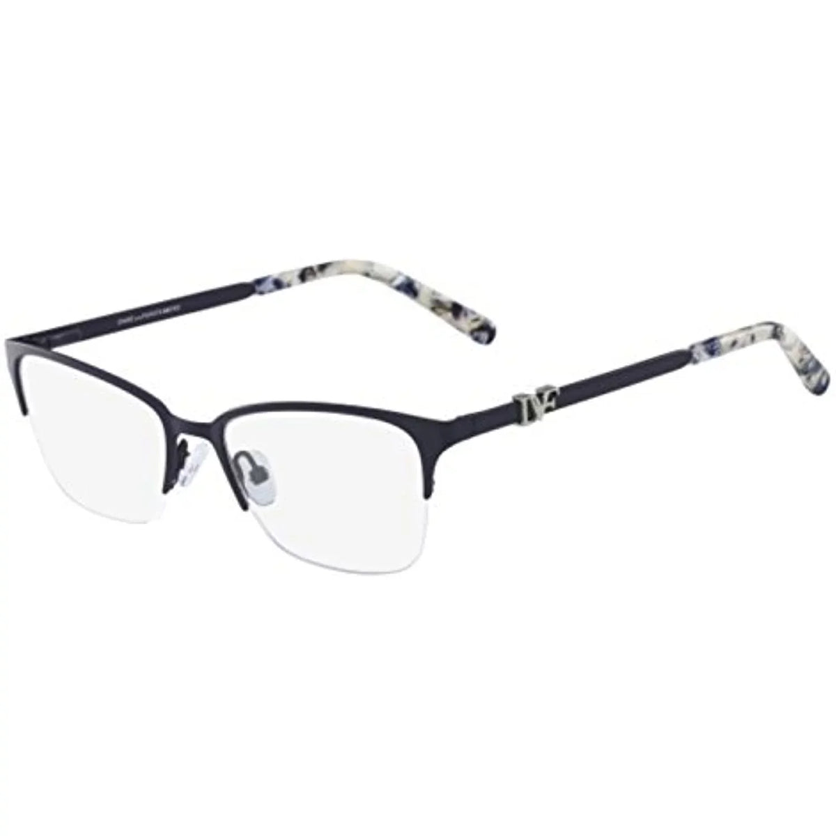 Navy DVF Eyeglasses 414 NEW 8056 DVF Case Diane with 52mm von Furstenberg
