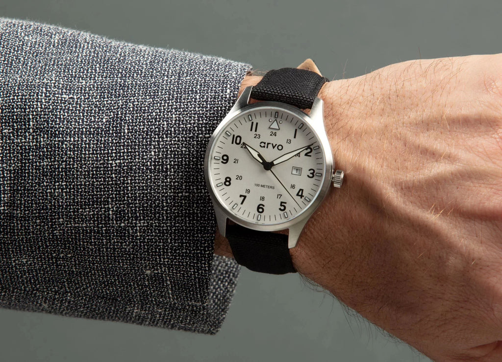 Field Arvo - White Rove Moon Watch