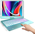 for Keyboard iPad (2020), iPad Gen, Generation with Holder 8th (Seafoam) Typecase Pencil 7th (2021), Wireless 3, Trackpad Generation with Slim 9th Pro 10.2-inch Case Protective Backlit Air 10.5, Cover