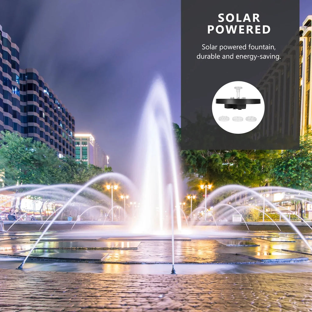 Fountain Creative Light 1 set Pond Fountain Outdoor Fountain LED Guichaokj with Solar of