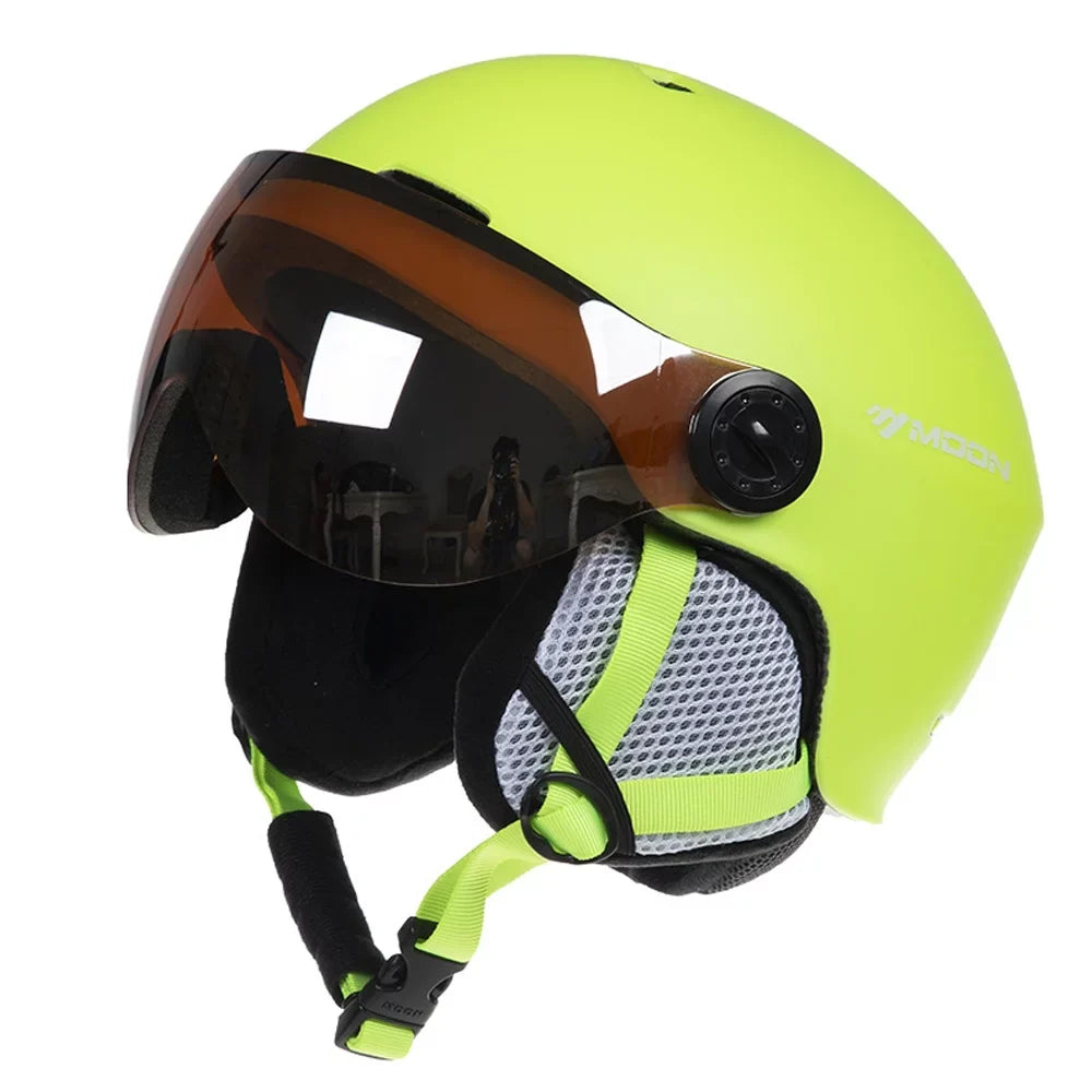 Adjustable Motorcycle Winter Windproof Cycling Women Electric Skiing Safety Men Bike Snowboard Helmets Helmets Skateboard MOON