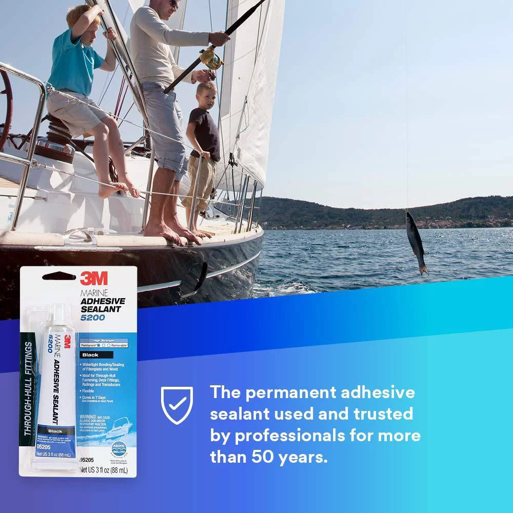 3m black, 3 sealant, marine 5200 oz adhesive
