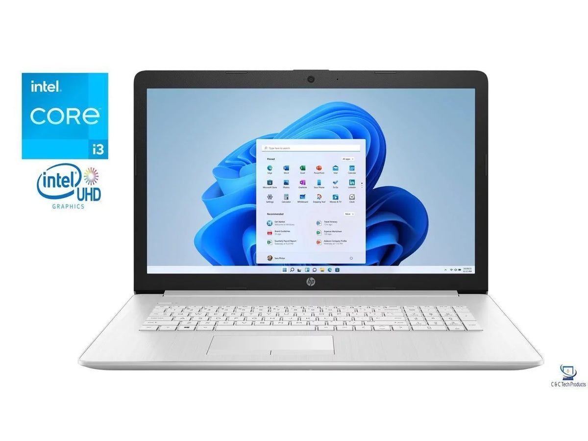 HD+ Intel 17.3" RAM,1TB Pro x SSD,Intel 11 i3-1115G4 1600 Graphics,Wifi-AC, Bluetooth,USB,HDMI,Windows HP Notebook,11th Processor,8GB Gen UHD DDR4 Core 900